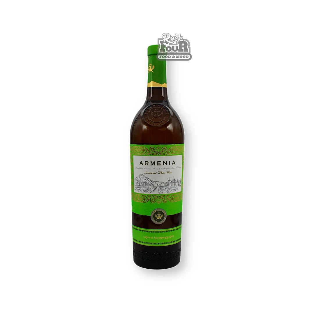 Wine "Armenia" white, semi-sweet 750ml